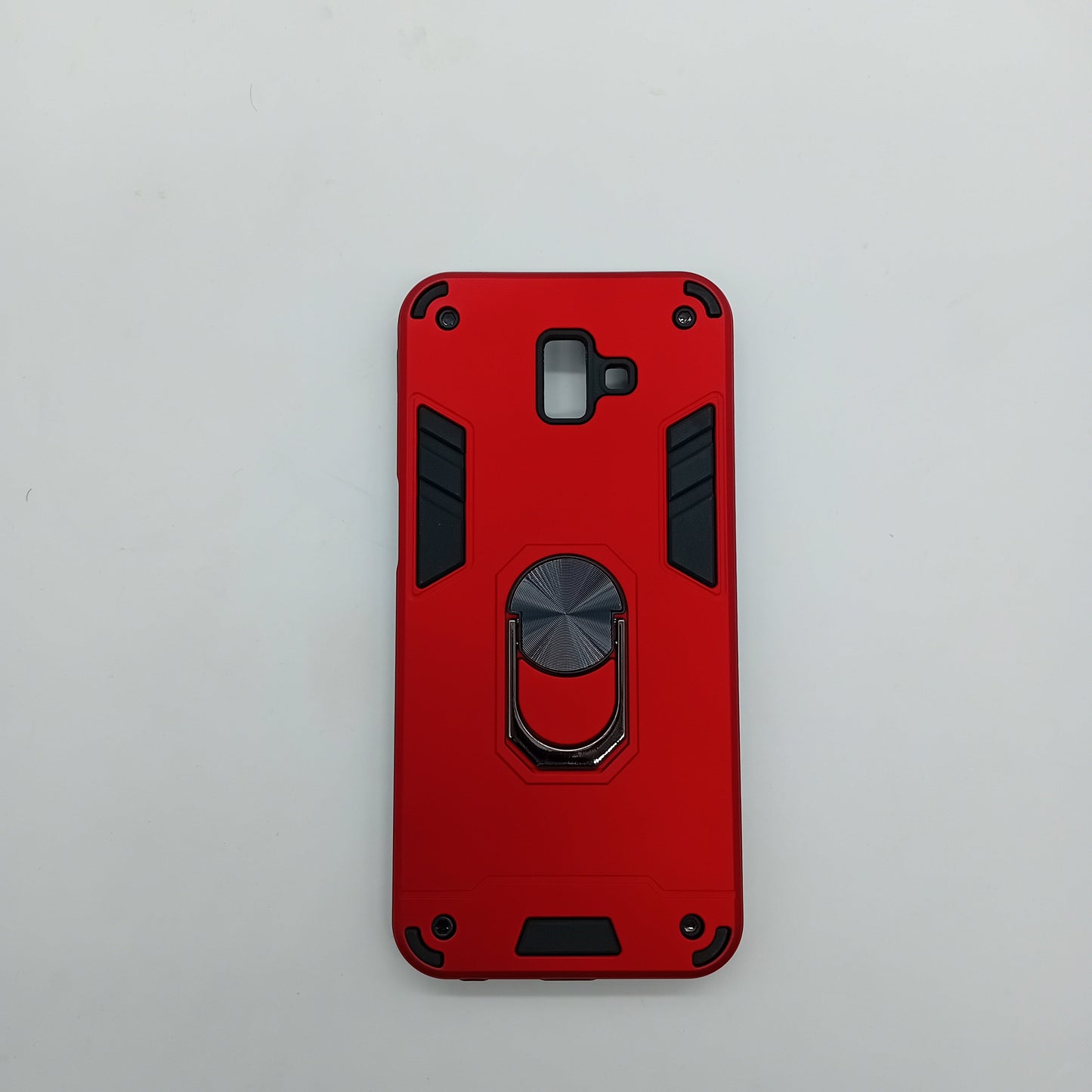 Samsung J6 Plus Hard PC Shockproof Slim Case with Ring Holder