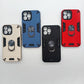 iPhone 13 Pro Max Shockproof Slim Case with Ring Holder