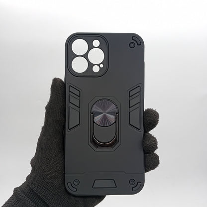 iPhone 13 Pro Max Shockproof Slim Case with Ring Holder