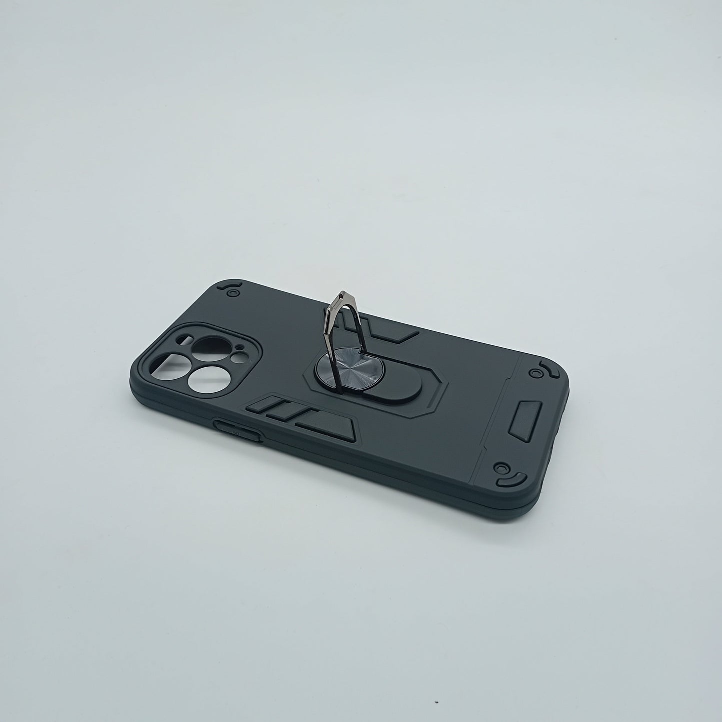 iPhone 13 Pro Max Shockproof Slim Case with Ring Holder