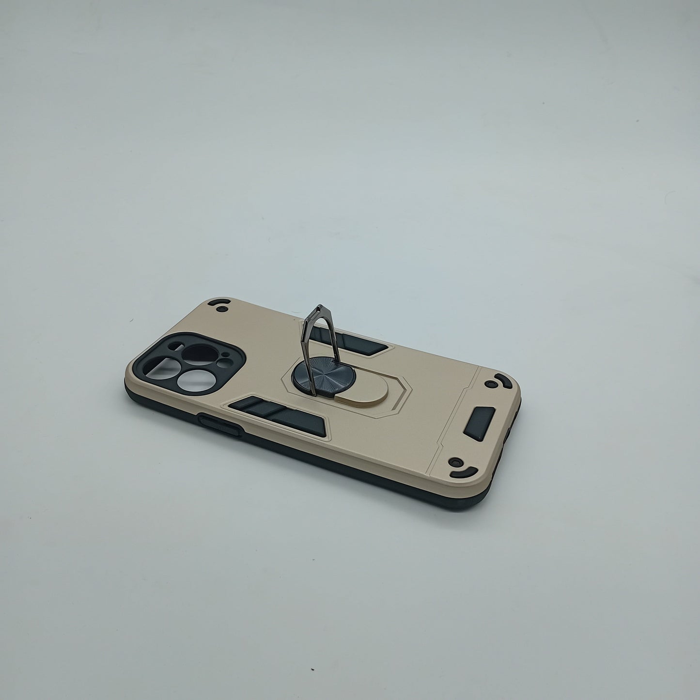 iPhone 13 Pro Max Shockproof Slim Case with Ring Holder