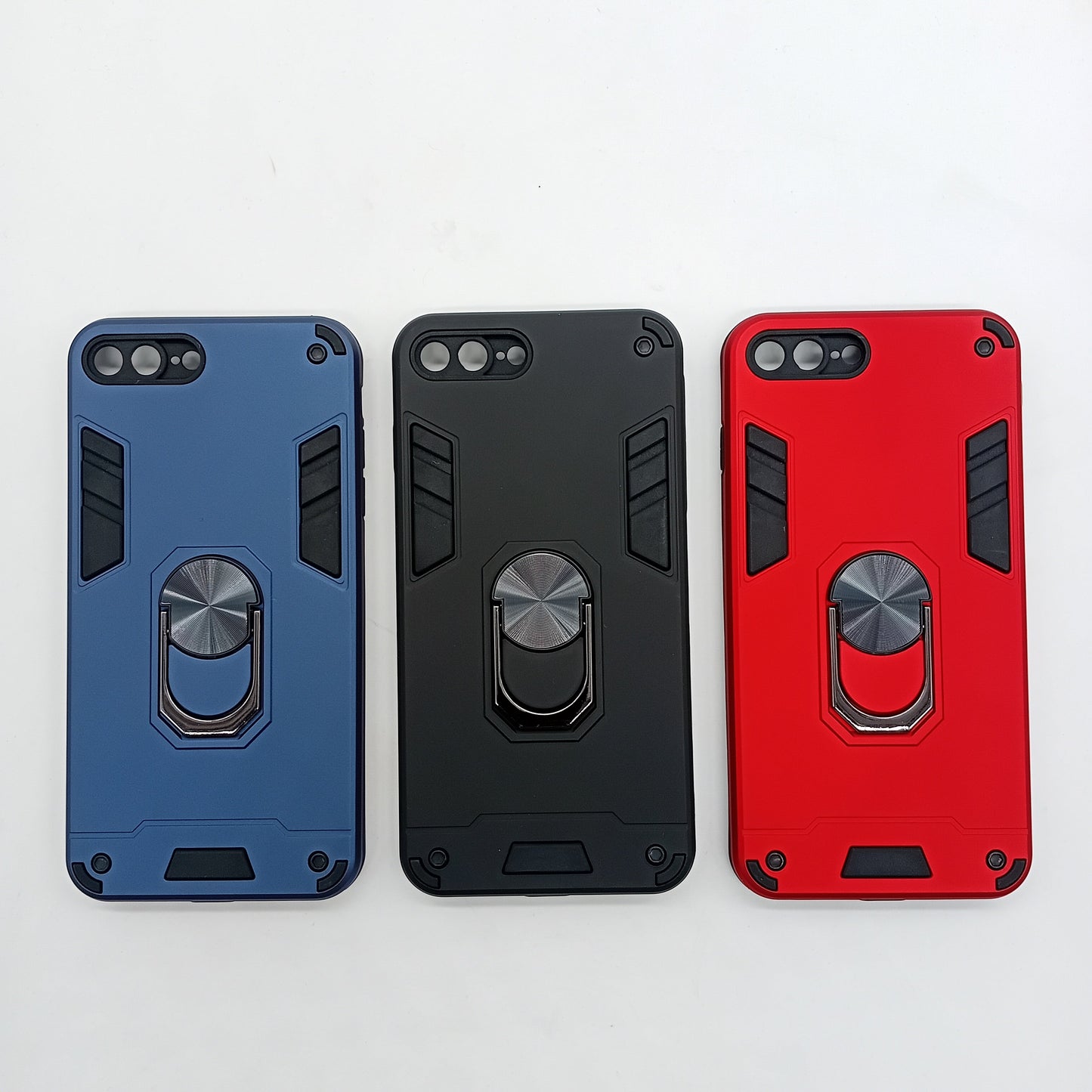 iPhone 7 Plus Hard Case with Ring Holder - Shockproof Slim Cover