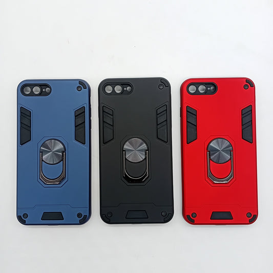 iPhone 7 Plus Hard Case with Ring Holder - Shockproof Slim Cover