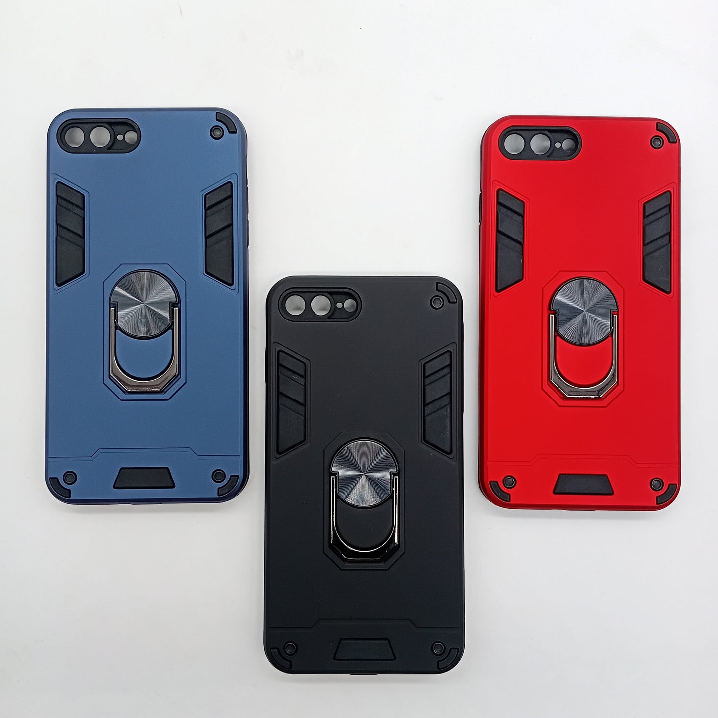 iPhone 7 Plus Hard Case with Ring Holder - Shockproof Slim Cover
