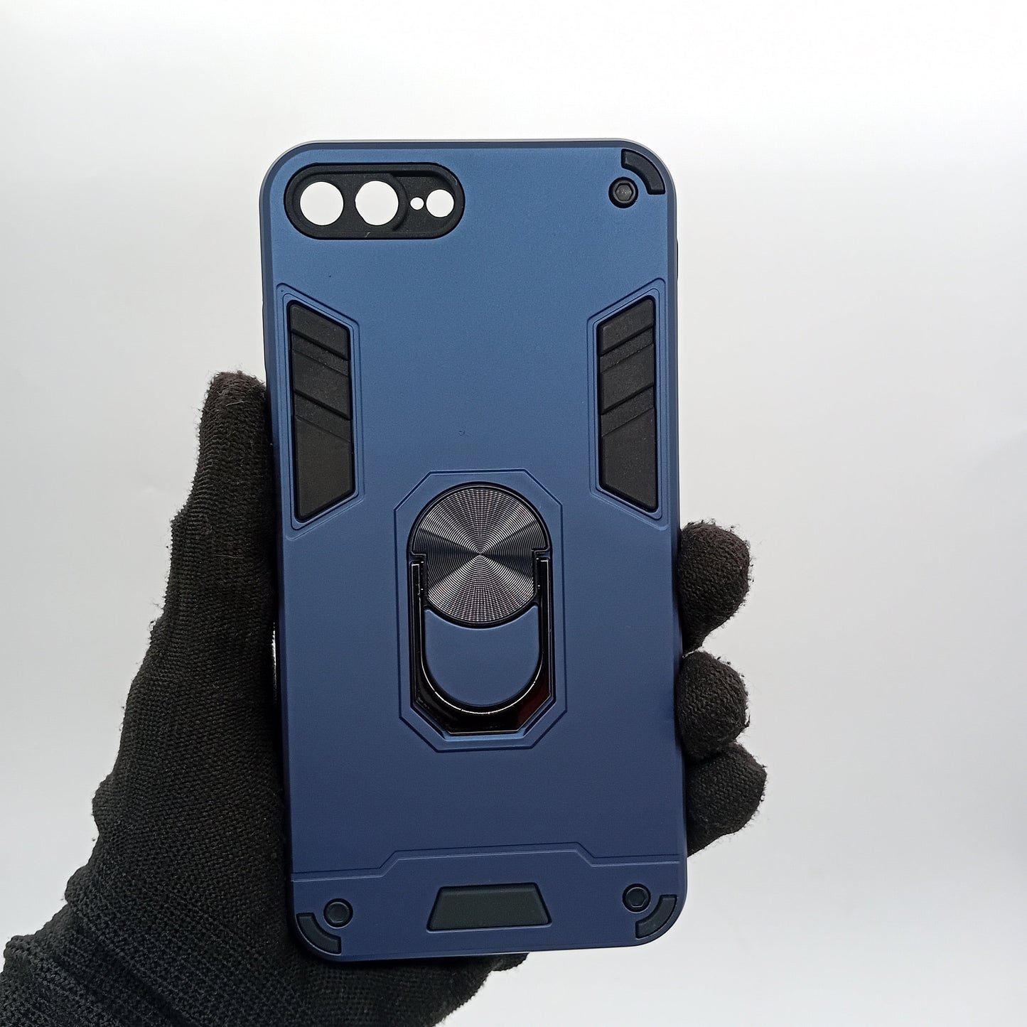 iPhone 7 Plus Hard Case with Ring Holder - Shockproof Slim Cover