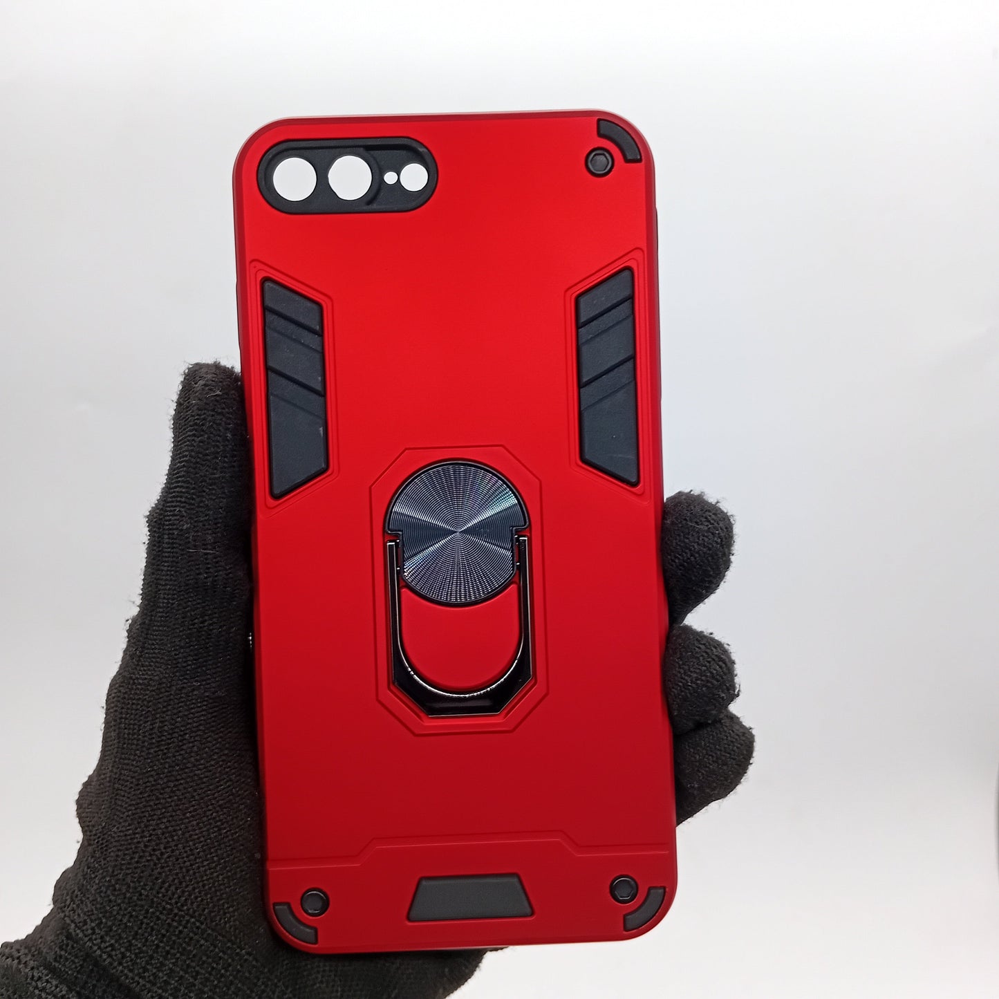 iPhone 7 Plus Hard Case with Ring Holder - Shockproof Slim Cover
