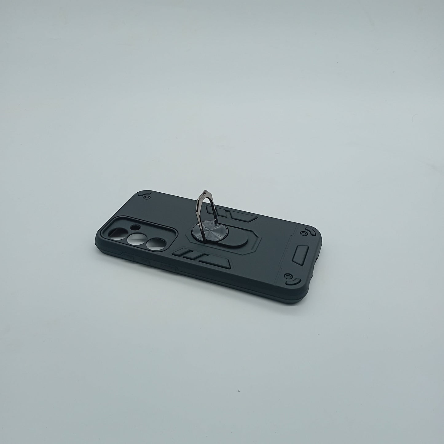 Samsung S23 FE Hard PC Case: Shockproof Slim Cover with Ring Holder