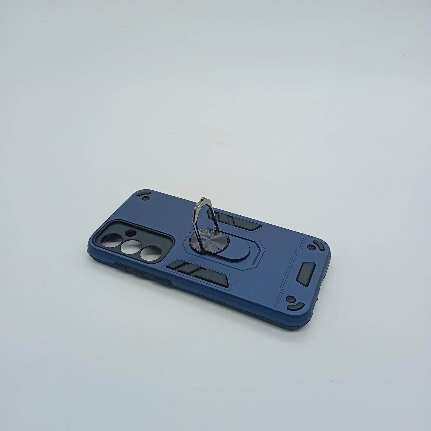 Samsung S23 FE Hard PC Case: Shockproof Slim Cover with Ring Holder