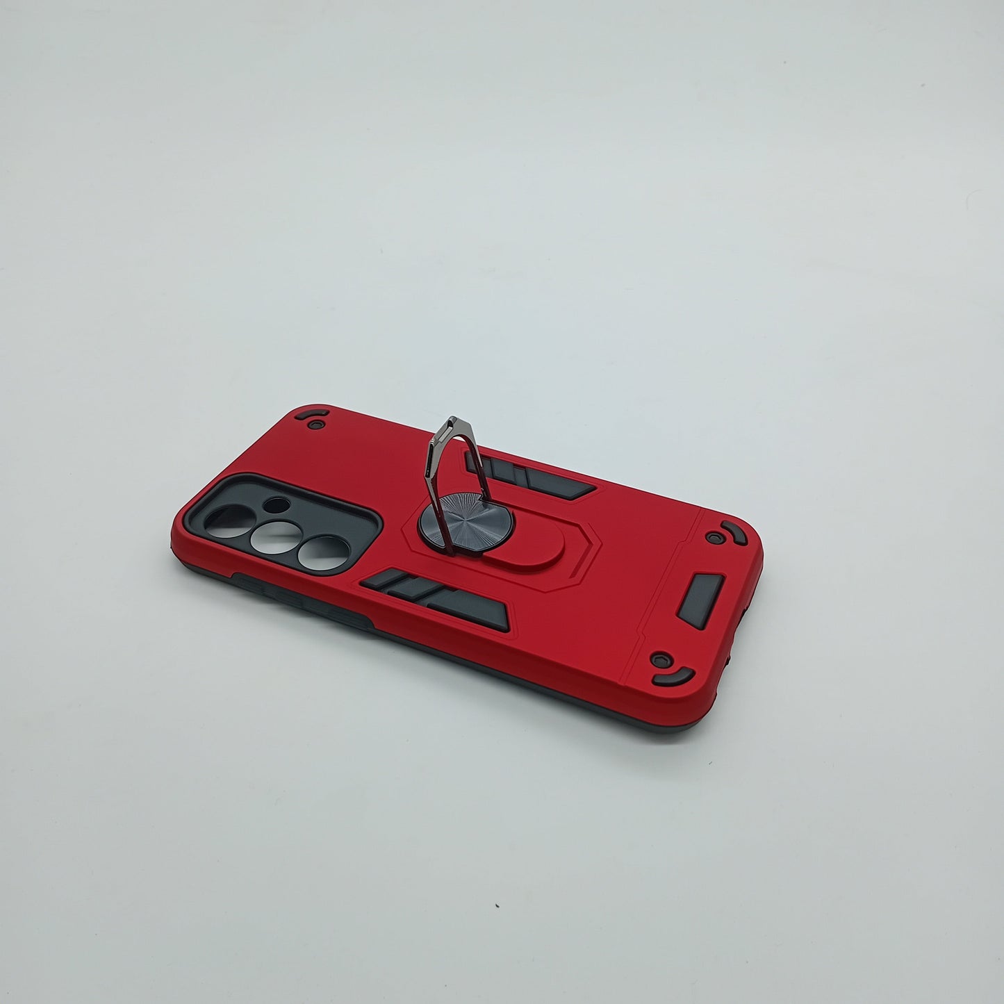 Samsung S23 FE Hard PC Case: Shockproof Slim Cover with Ring Holder
