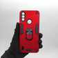 Motorola E7 Hard PC Slim Shockproof Case with Ring Holder