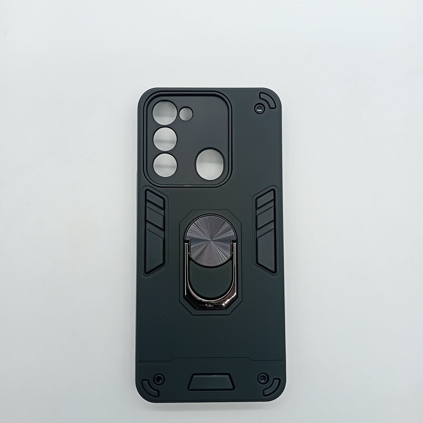 Tecno Spark 8C Hard PC Case with Ring Holder, Shockproof Slim Cover