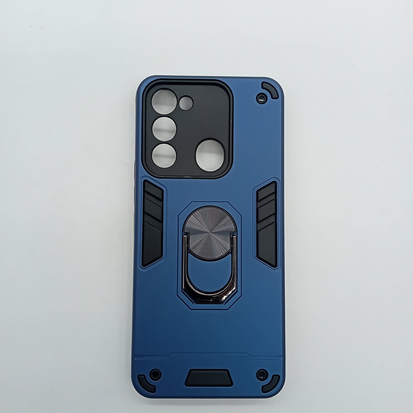 Tecno Spark 8C Hard PC Case with Ring Holder, Shockproof Slim Cover