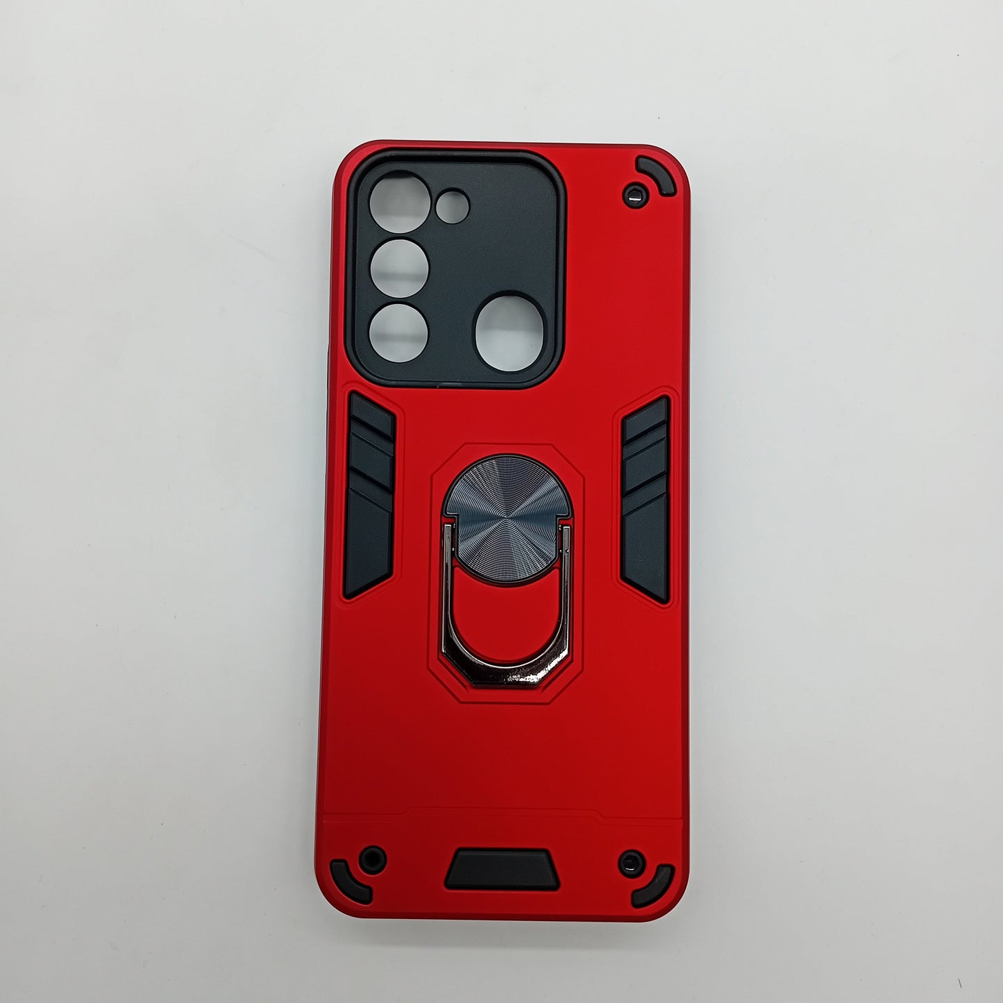 Tecno Spark 8C Hard PC Case with Ring Holder, Shockproof Slim Cover