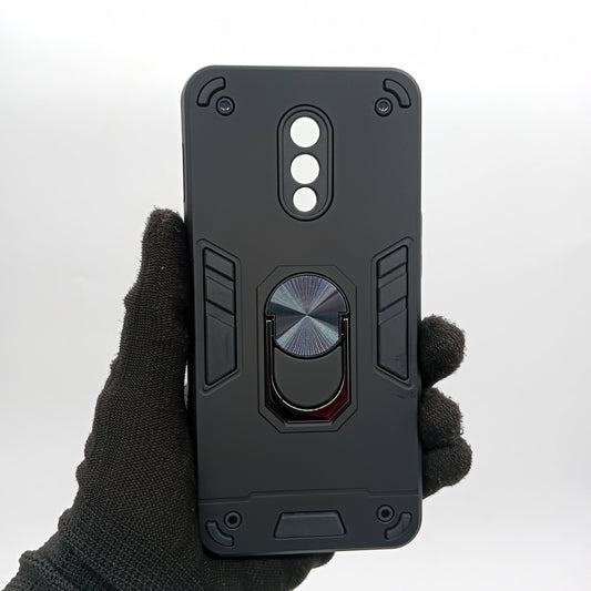 OnePlus 7 Hard PC Shockproof Slim Case with Ring Holder