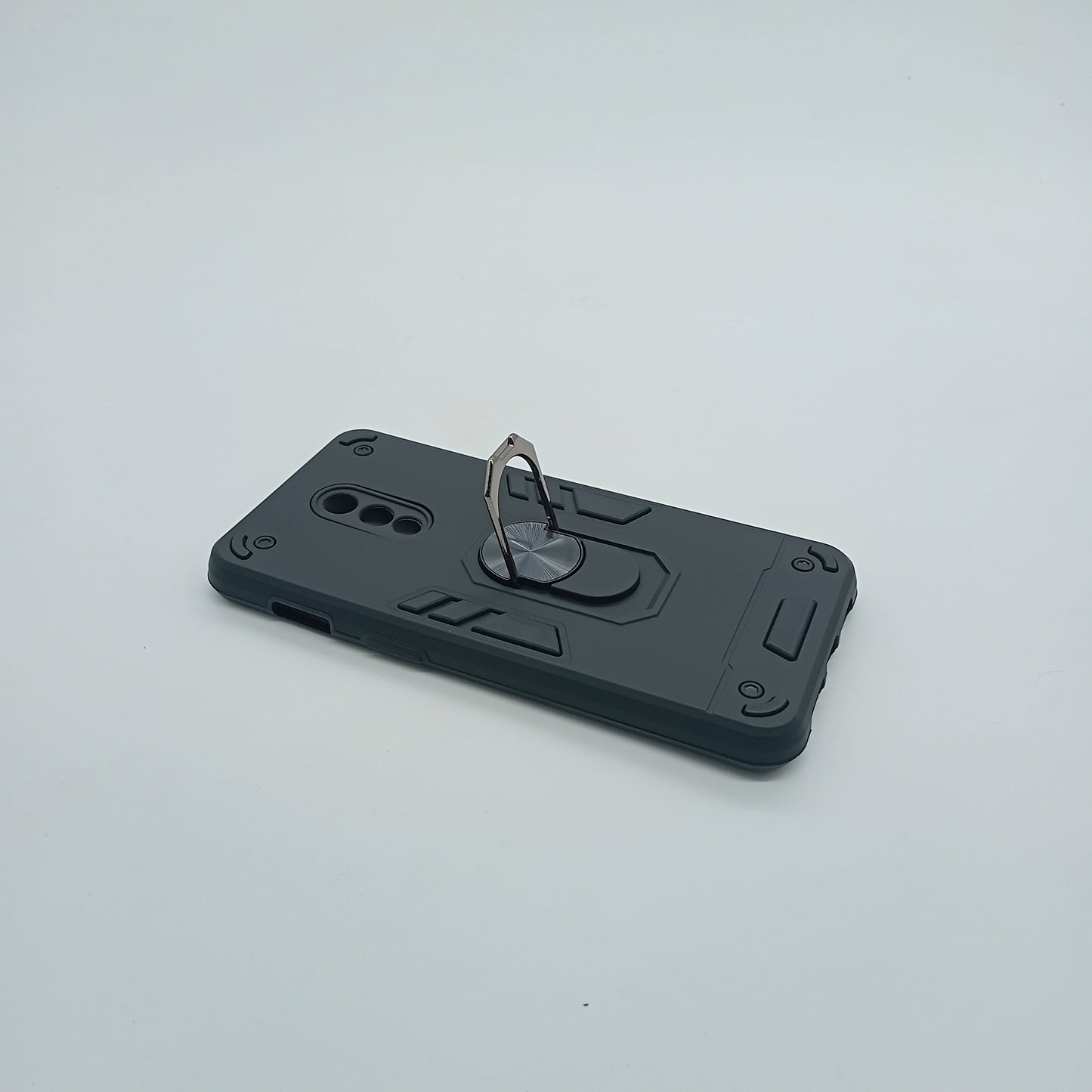 OnePlus 7 Hard PC Shockproof Slim Case with Ring Holder