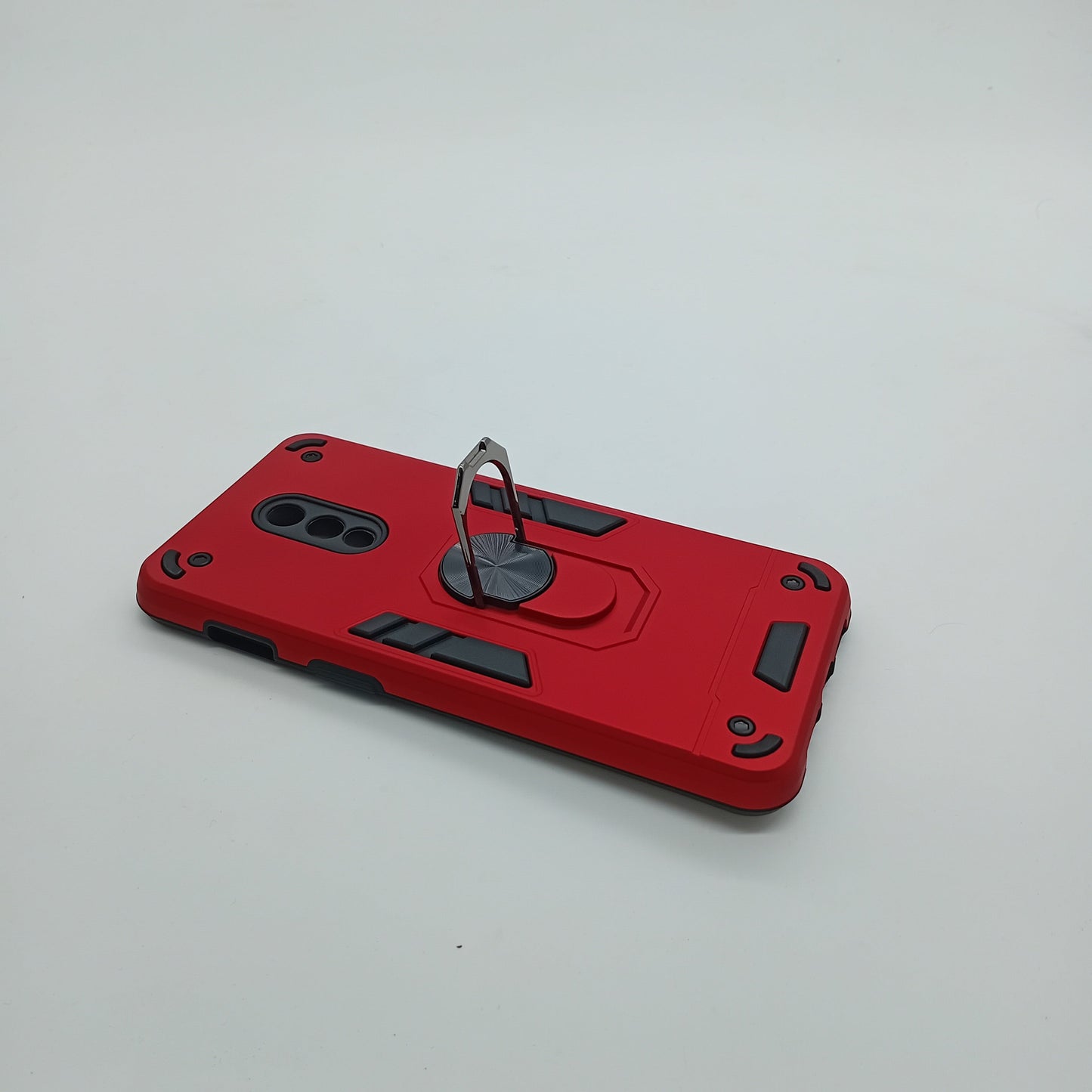 OnePlus 7 Hard PC Shockproof Slim Case with Ring Holder