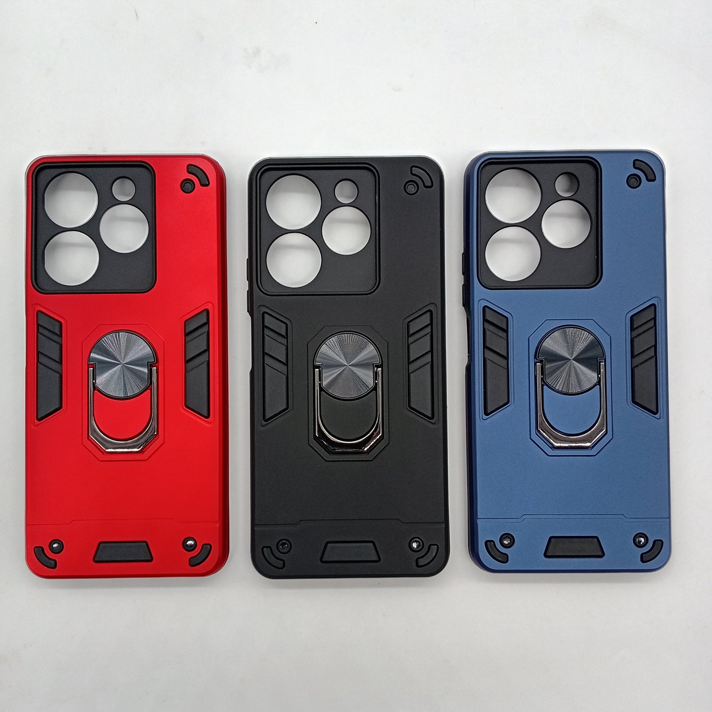 Tecno Spark 10 Pro Case, Hard PC, Shockproof Slim Cover with Ring Holder