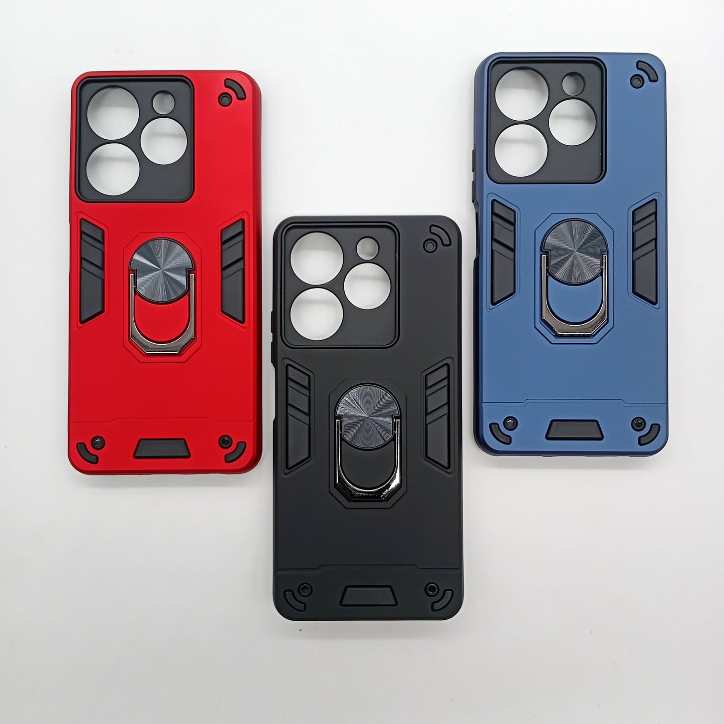 Tecno Spark 10 Pro Case, Hard PC, Shockproof Slim Cover with Ring Holder