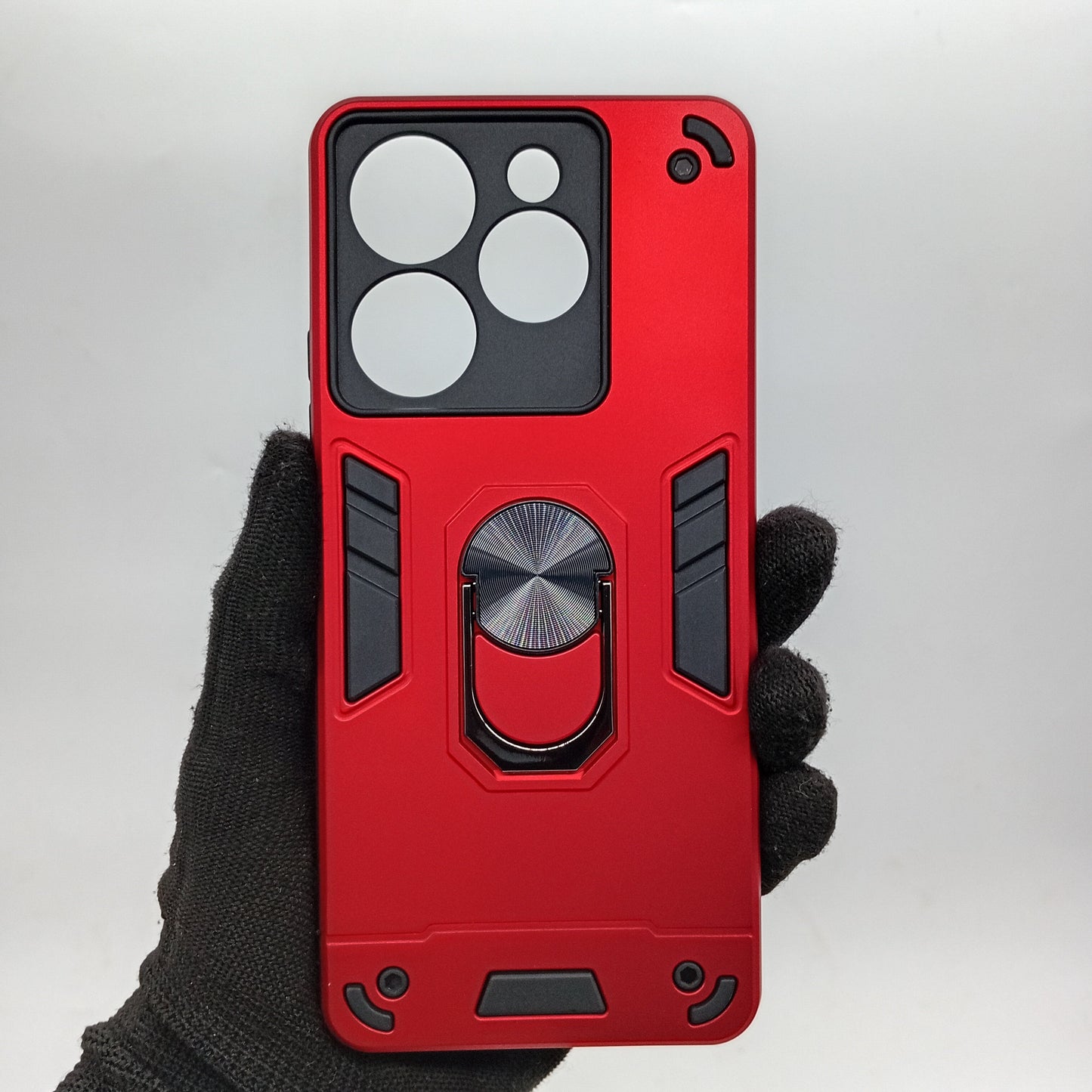 Tecno Spark 10 Pro Case, Hard PC, Shockproof Slim Cover with Ring Holder