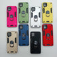 Samsung A12 Hard PC Case with Ring Holder, Shockproof Slim Cover