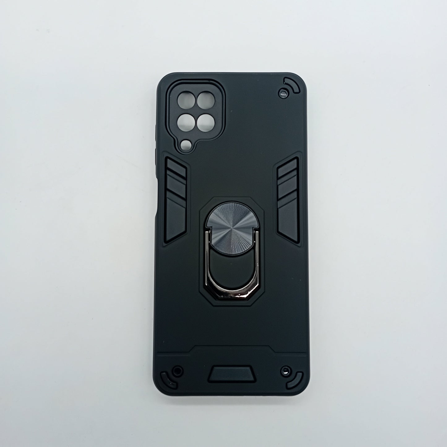 Samsung A12 Hard PC Case with Ring Holder, Shockproof Slim Cover