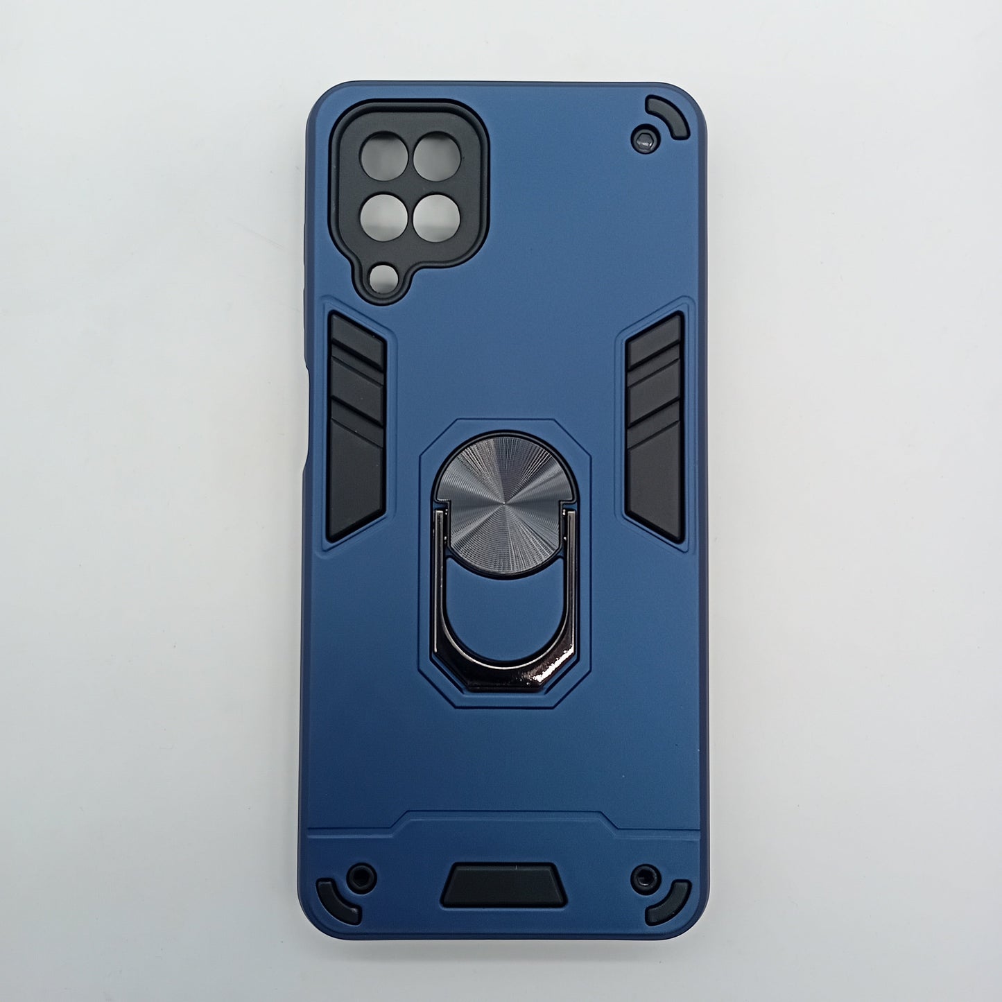 Samsung A12 Hard PC Case with Ring Holder, Shockproof Slim Cover