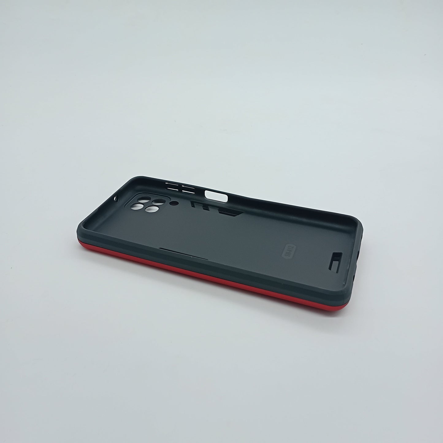 Samsung A12 Hard PC Case with Ring Holder, Shockproof Slim Cover