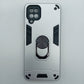 Samsung A12 Hard PC Case with Ring Holder, Shockproof Slim Cover