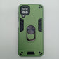 Samsung A12 Hard PC Case with Ring Holder, Shockproof Slim Cover