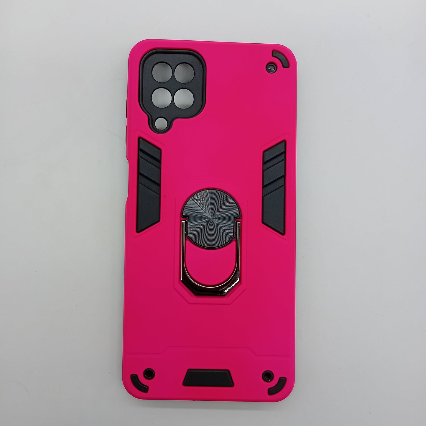 Samsung A12 Hard PC Case with Ring Holder, Shockproof Slim Cover