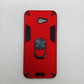Samsung J4 Plus Hard PC Case - Shockproof Slim Back Cover with Ring Holder