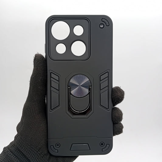 itel A50c Hard PC Shockproof Slim Case with Ring Holder