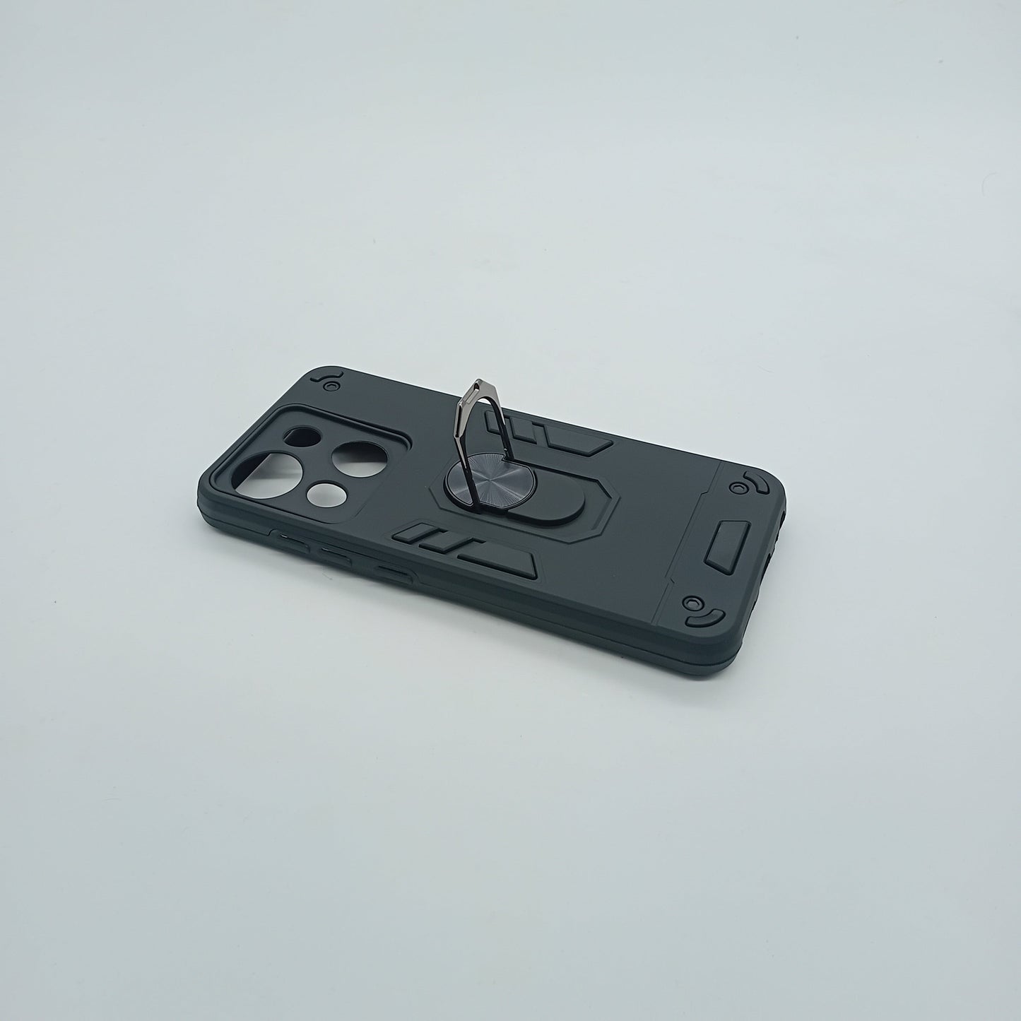 itel A50c Hard PC Shockproof Slim Case with Ring Holder