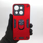 itel A50c Hard PC Shockproof Slim Case with Ring Holder