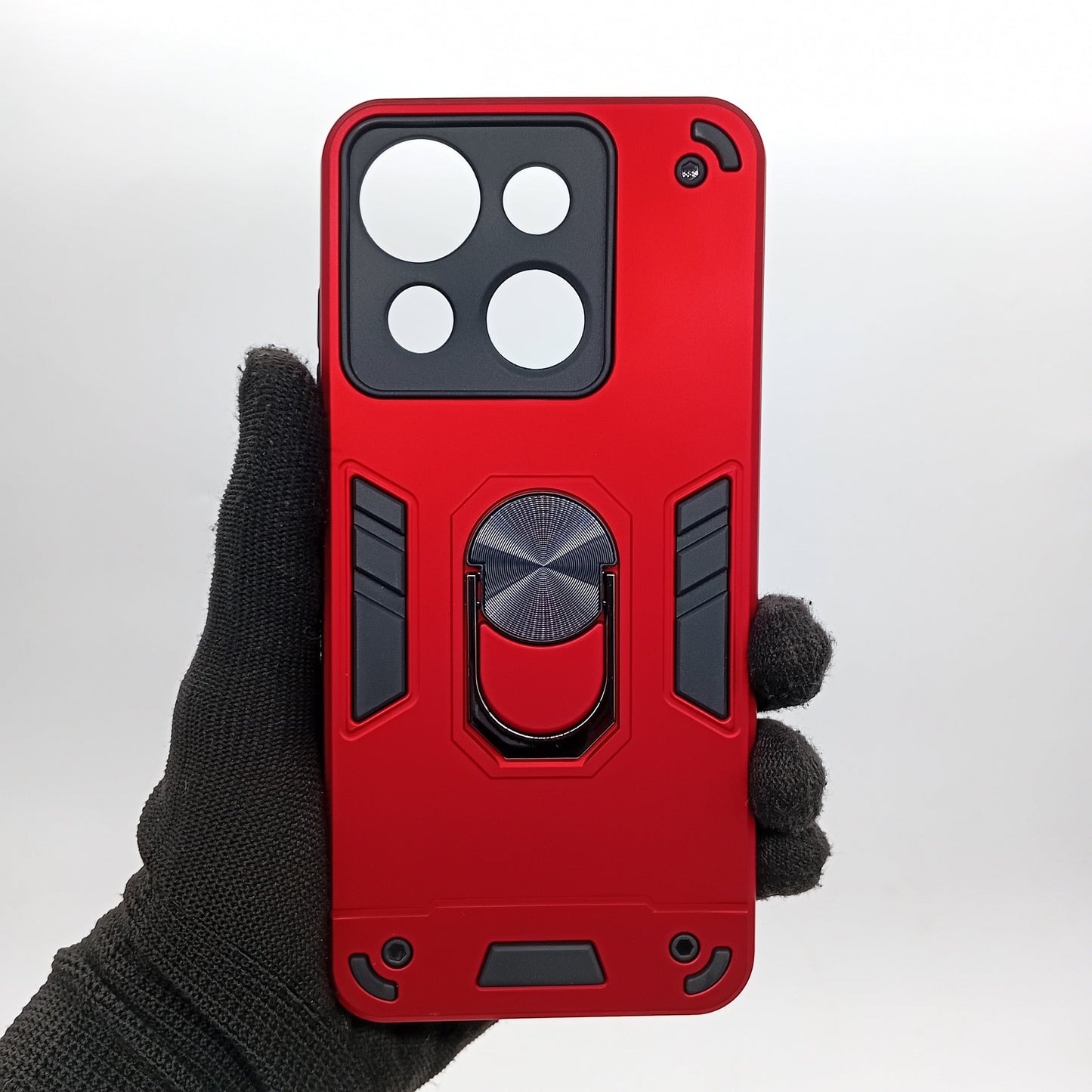 itel A50c Hard PC Shockproof Slim Case with Ring Holder