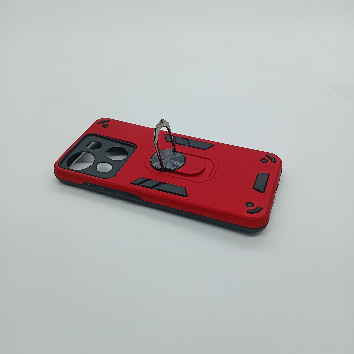 itel A50c Hard PC Shockproof Slim Case with Ring Holder