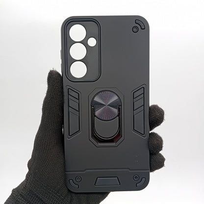 ZTE A55 Shockproof Hard PC Case with Ring Holder - Slim Back Cover
