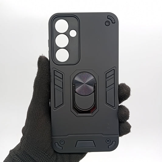 ZTE A55 Shockproof Hard PC Case with Ring Holder - Slim Back Cover