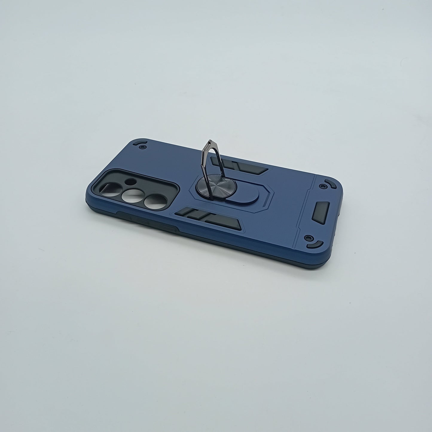 ZTE A55 Shockproof Hard PC Case with Ring Holder - Slim Back Cover