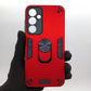 ZTE A55 Shockproof Hard PC Case with Ring Holder - Slim Back Cover