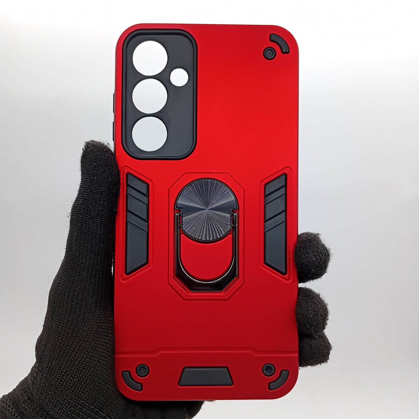 ZTE A55 Shockproof Hard PC Case with Ring Holder - Slim Back Cover