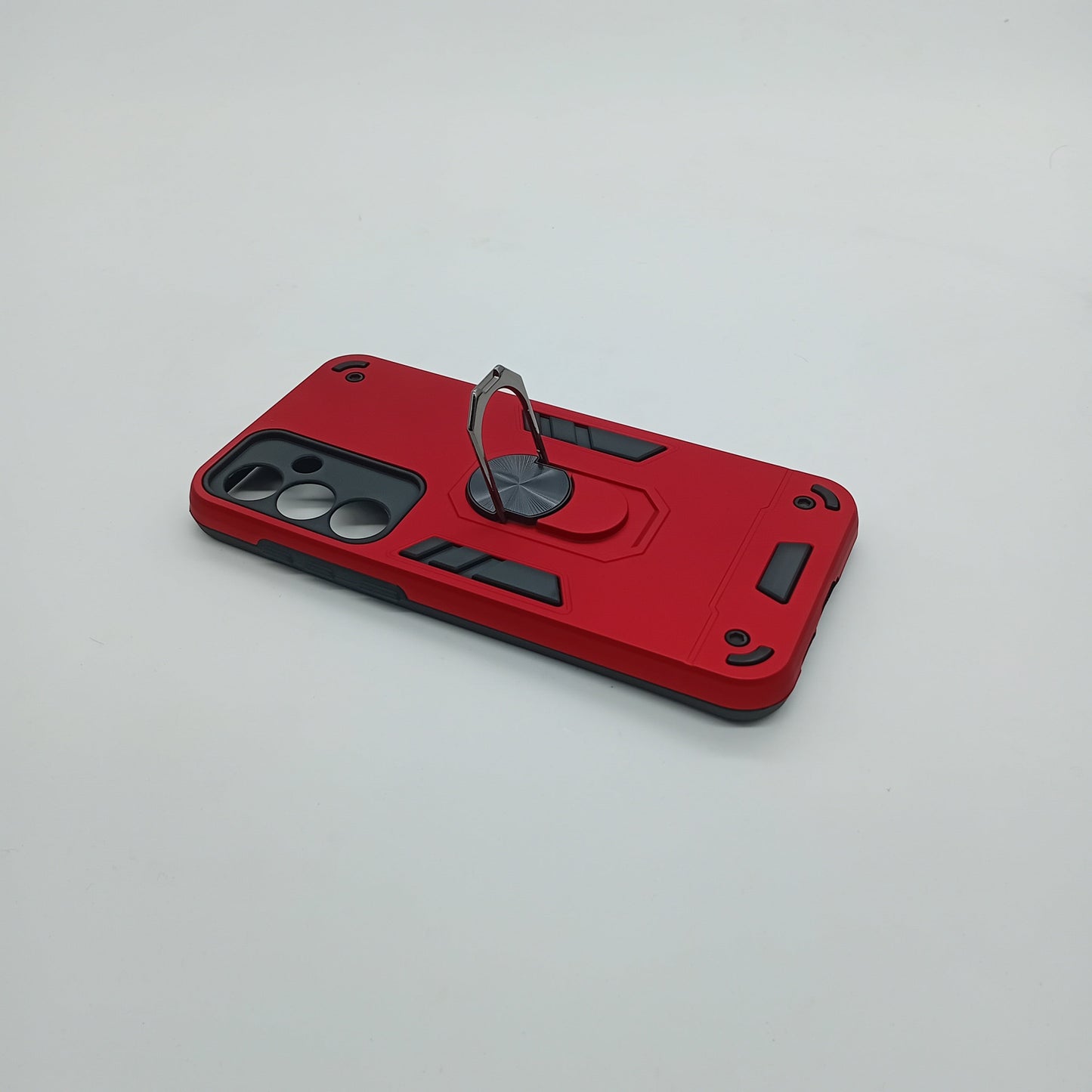 ZTE A55 Shockproof Hard PC Case with Ring Holder - Slim Back Cover