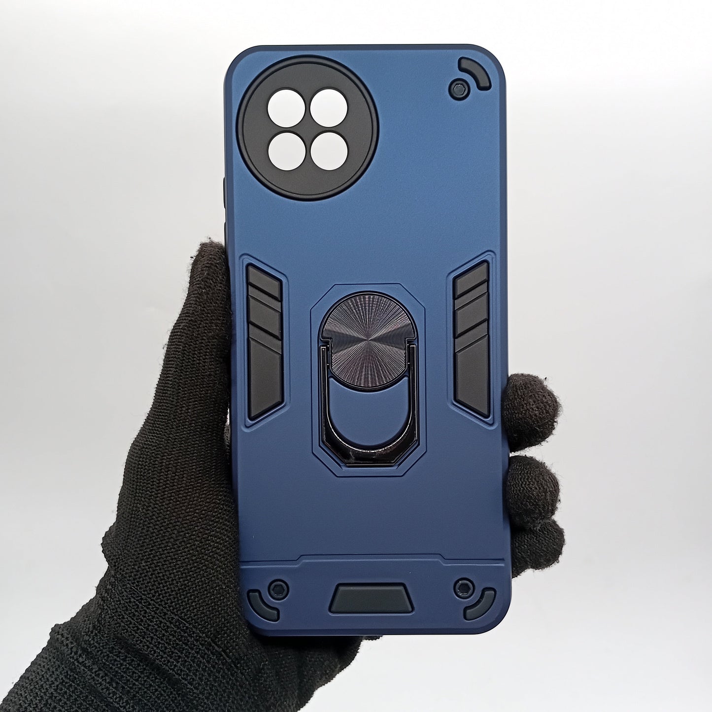 itel S23 Hard PC Shockproof Case with Ring Holder - Slim Back Cover