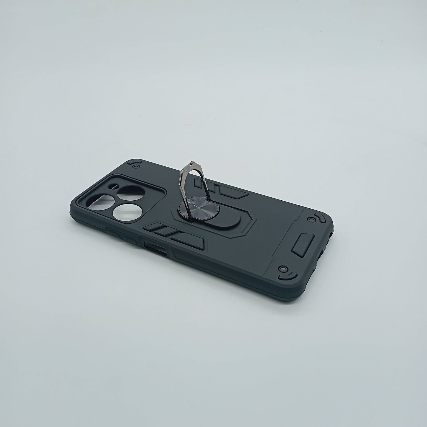 itel A70 Hard PC Case w/ Ring Holder - Shockproof Slim Cover