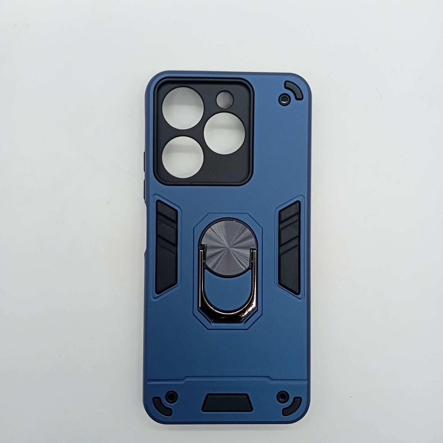 itel A70 Hard PC Case w/ Ring Holder - Shockproof Slim Cover