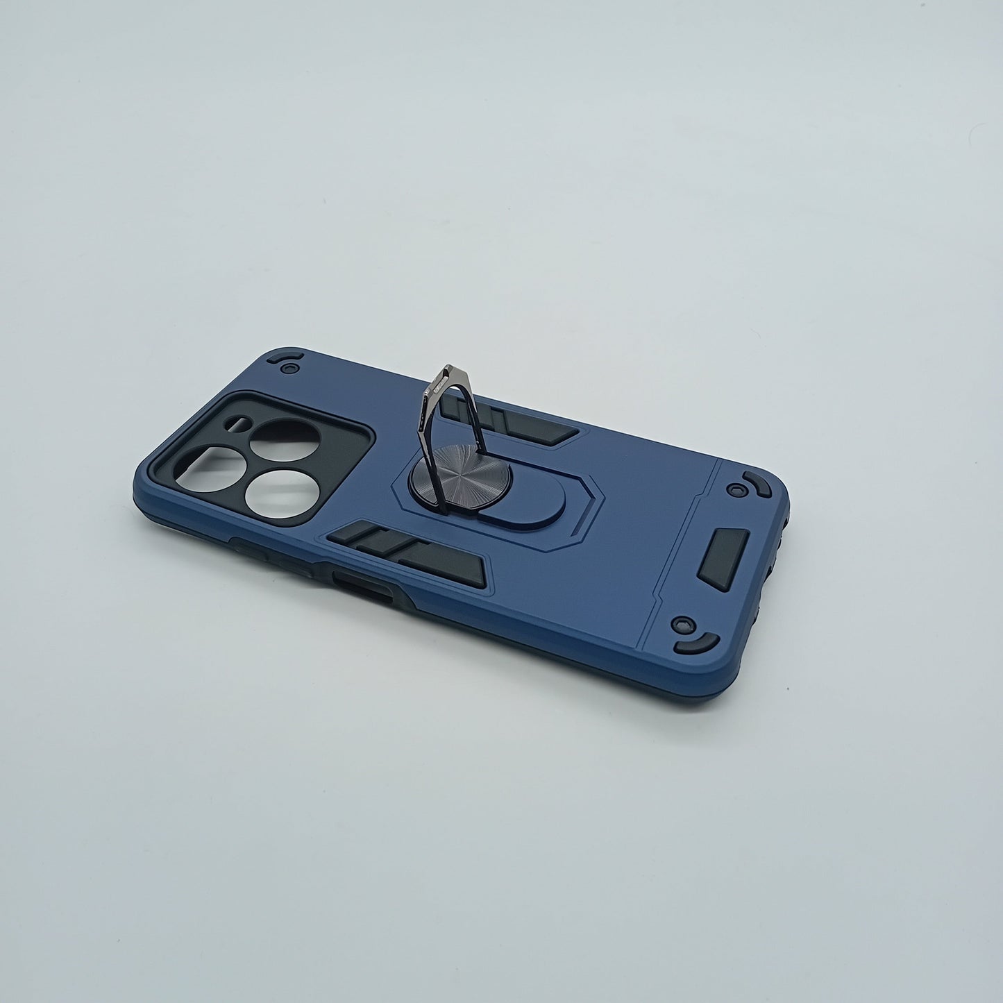 itel A70 Hard PC Case w/ Ring Holder - Shockproof Slim Cover