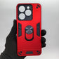 itel A70 Hard PC Case w/ Ring Holder - Shockproof Slim Cover