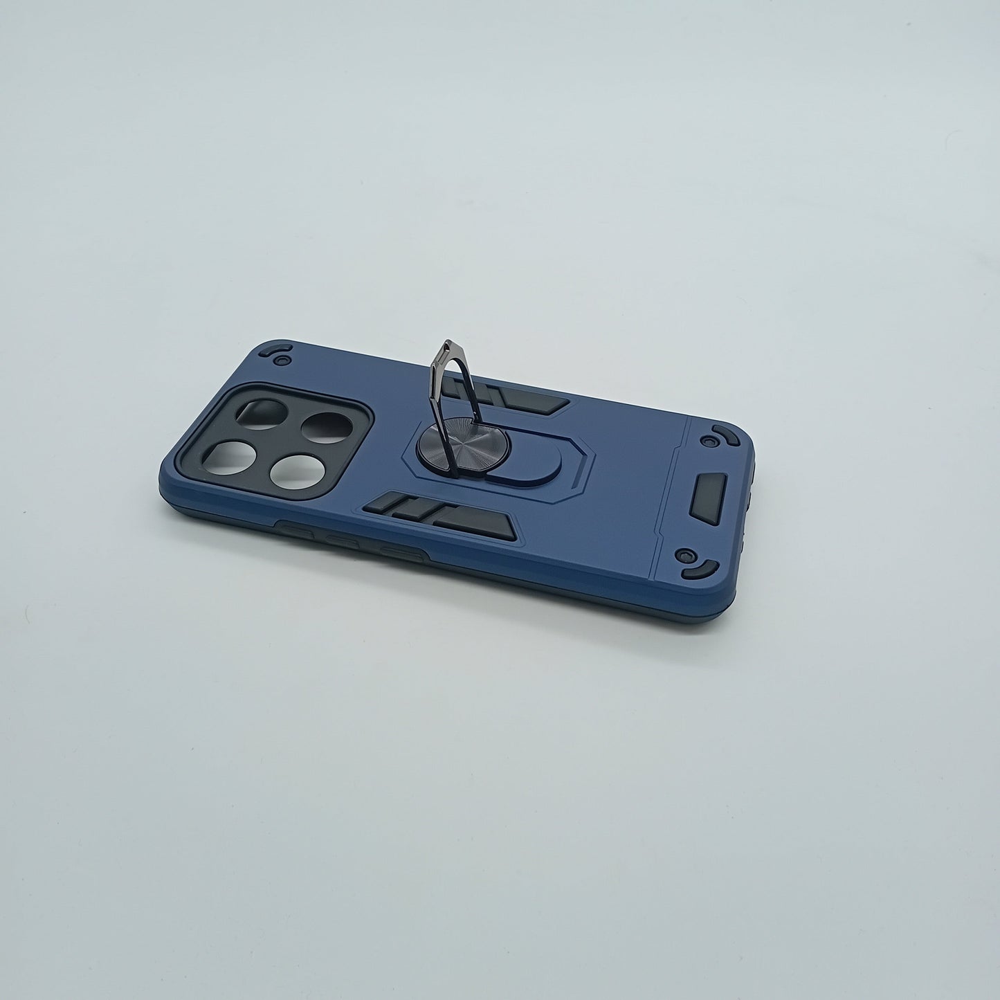 itel A60s Hard PC Case with Ring Holder, Shockproof Slim Cover