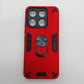 itel A60s Hard PC Case with Ring Holder, Shockproof Slim Cover