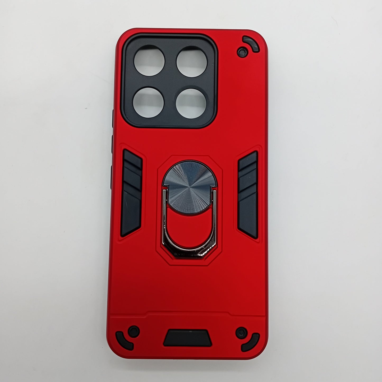 itel A60s Hard PC Case with Ring Holder, Shockproof Slim Cover